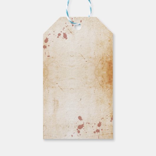 ありがとうラベルゴシックメッセージカード結婚ズ ギフトタグ (裏面)