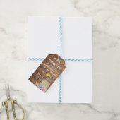 ありがとうラベル好意メイスン・ジャーフローラ結婚 ギフトタグ (より糸付き)