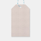 ありがとうラベル結婚のレコード花模様 ギフトタグ (裏面)