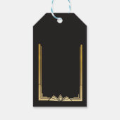 ありがとうラベル1920年代のギャツビーラベル20年代結婚 ギフトタグ (裏面)