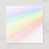 *~*ありがとうレインボーQRパンチ ロイヤリティカード (裏面)