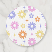 ありがとうレトロローラースケート誕生日パーティー フェイバータグ (裏面)