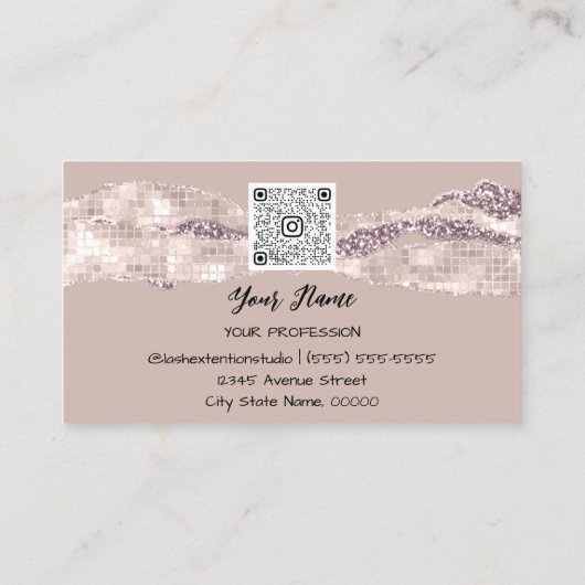 ありがとうロゴQRコードオンラインショップバラストローク 名刺 (裏面)