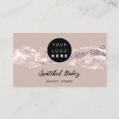 ありがとうロゴQRコードオンラインショップバラストローク 名刺 (正面)