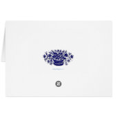 ありがとうヴィンテージ木切り花バスケットカード (裏面横)