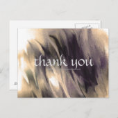 ありがとうヴィンテージ水絵画色のキャンバス火災 ポストカード (正面/裏面)