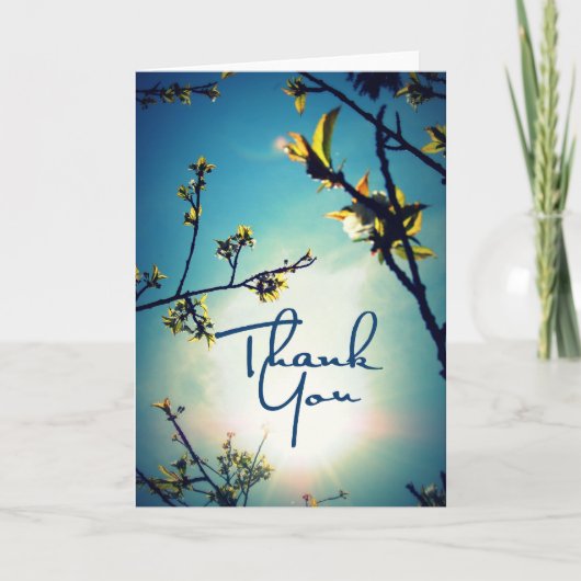 ありがとうヴィンテージ自然撮影 サンキューカード (正面)