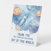 ありがとう世界の宇宙誕生日パーティー 台座サイン (正面)