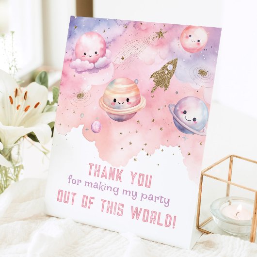 ありがとう世界の宇宙誕生日パーティー 台座サイン