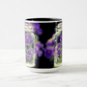 ありがとう主パープルパンシーマグカップ マグカップ (中央)