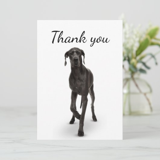 ありがとう偉大なドッグペット動物 サンキューカード (スタンド正面)