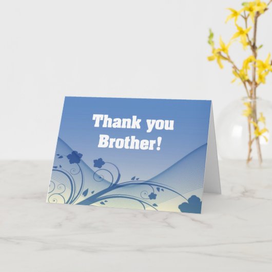 ありがとう兄さん！ カード (黄色い花)