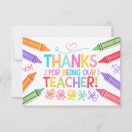 ありがとう先生カード サンキューカード