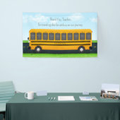 ありがとう先生スクールバスカスタム10写真 横断幕 (トレードショー)