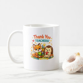 ありがとう先生デザイン かわいい感謝のギフト コーヒーマグカップ