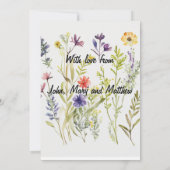 ありがとう先生今年は君が作ってくれた。編集可能文字 サンキューカード (裏面)