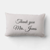 ありがとう先生感謝モザイクレッドアップル ランバークッション (裏面)