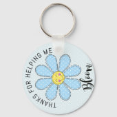 ありがとう先生救済ギフト私開花花 キーホルダー (裏面)