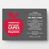 ありがとう先生。の教え引用文 フォトプラーク (正面)