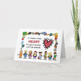 ありがとう先生。カスタマイズ可能なグリーティングカード サンキューカード