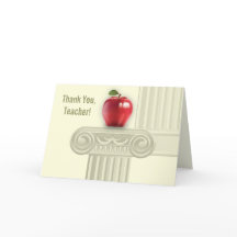 ありがとう先生。カスタムグリーティングカード