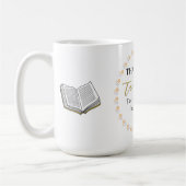 ありがとう先生 カスタムネームマグギフト コーヒーマグカップ (左)