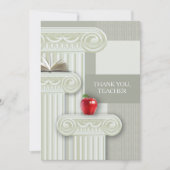 ありがとう先生。カスタムフラットカード サンキューカード (正面)