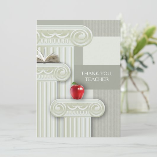 ありがとう先生。カスタムフラットカード サンキューカード (スタンド正面)