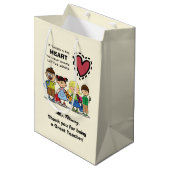 ありがとう先生。カスタム ミディアムペーパーバッグ (正面アングル)