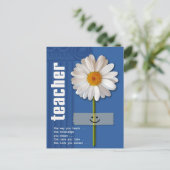 ありがとう先生。スマイリングデイジー ポストカード (スタンド正面)