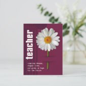ありがとう先生。デイジーデザイン ポストカード (スタンド正面)