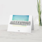 ありがとう先生　ビーチハウス　海辺のカード サンキューカード (裏面)