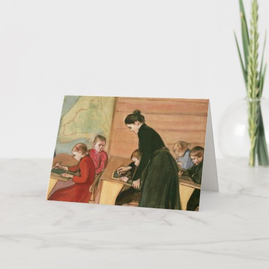 ありがとう先生。ファインアートカード サンキューカード (正面)