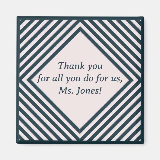 ありがとう先生 マグネット (正面)