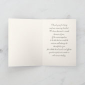 ありがとう先生。ヴィンテージアートカスタムカード サンキューカード (内部)