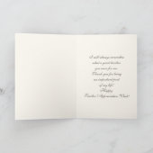 ありがとう先生。ヴィンテージアートカード サンキューカード (内部)