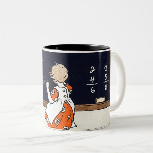 ありがとう先生。ヴィンテージ マグカップ (正面右)