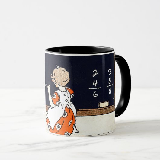 ありがとう先生。ヴィンテージ マグカップ (正面右)