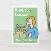 ありがとう先生。先生ありがとう カード (正面)