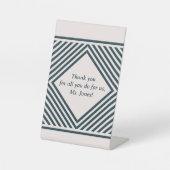 ありがとう先生 台座サイン (正面)