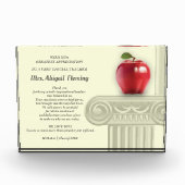 ありがとう先生。名前をカスタムする贈与 フォトブロック (正面)