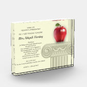 ありがとう先生。名前をカスタムする贈与 フォトブロック (左)