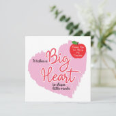 ありがとう先生、大きな心が必要です カード (スタンド正面)