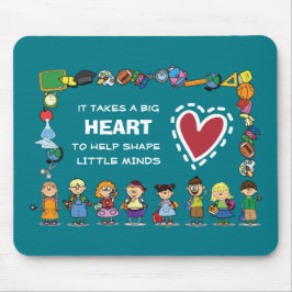 ありがとう先生。学校の子供の贈り物 マウスパッド
