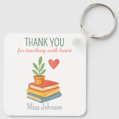 ありがとう先生 – 心のこもった感謝の贈り物 キーホルダー (裏面)