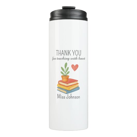 ありがとう先生 – 心のこもった感謝の贈り物 タンブラー (正面)