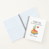 ありがとう先生 – 心のこもった感謝の贈り物 ノートブック (内部)