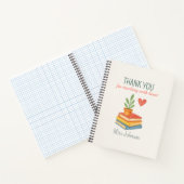 ありがとう先生 – 心のこもった感謝の贈り物 ノートブック (内部)