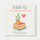 ありがとう先生 – 心のこもった感謝の贈り物 マグネット (正面)