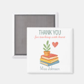 ありがとう先生 – 心のこもった感謝の贈り物 マグネット (正面/裏面)